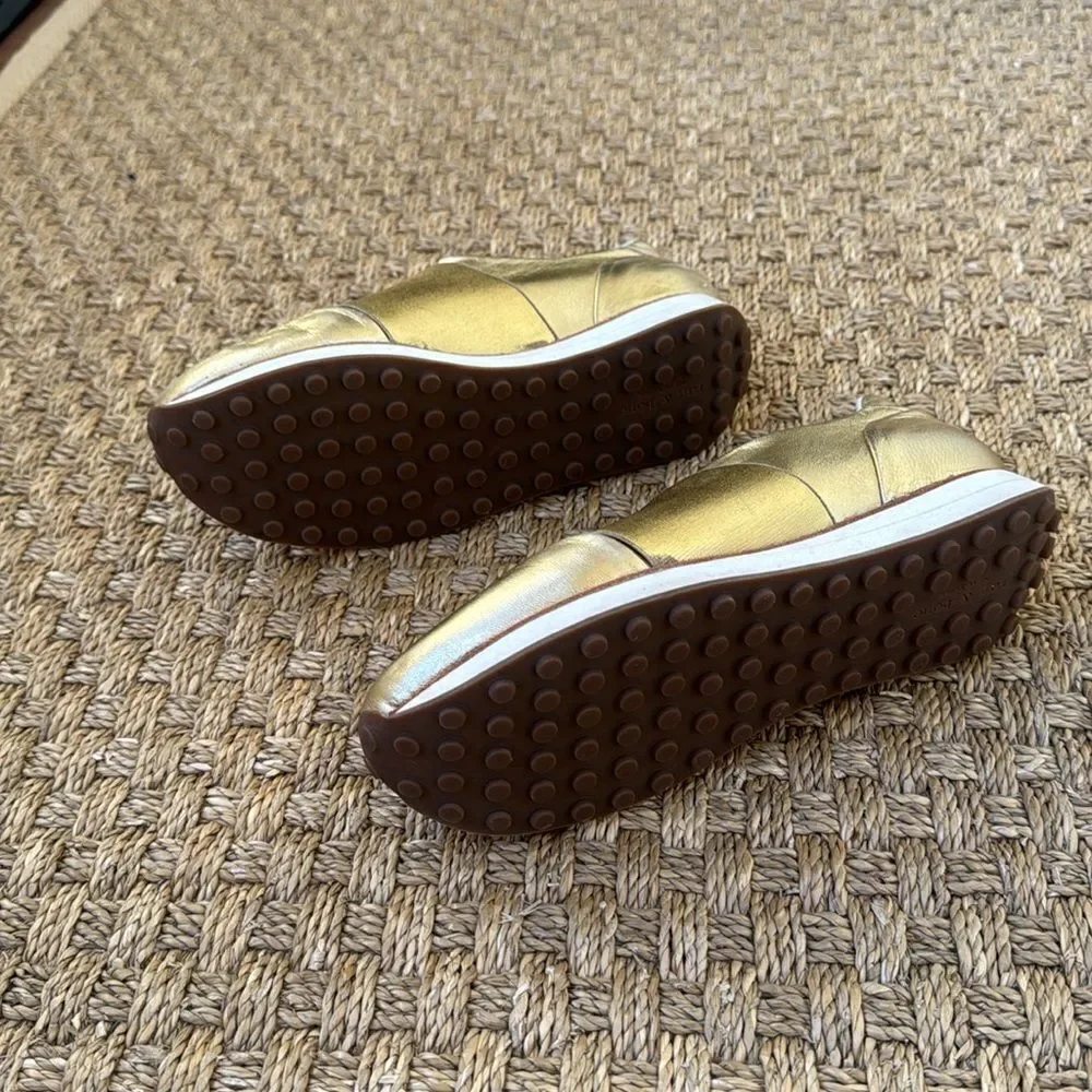 Gold Slip On Sneakers By Rag & Bone New York